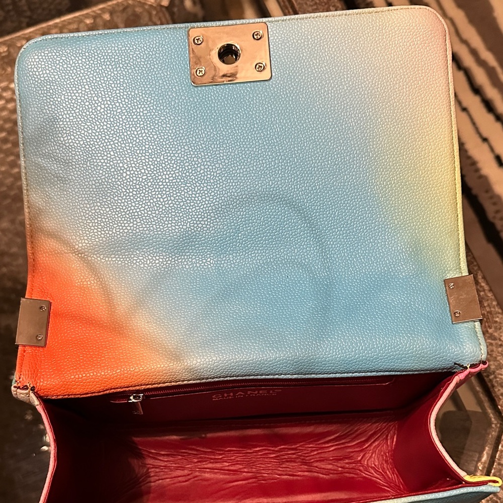 💥💥💥CC Pastel Rainbow Quilted Shoulder Bag - Picture 6 of 6